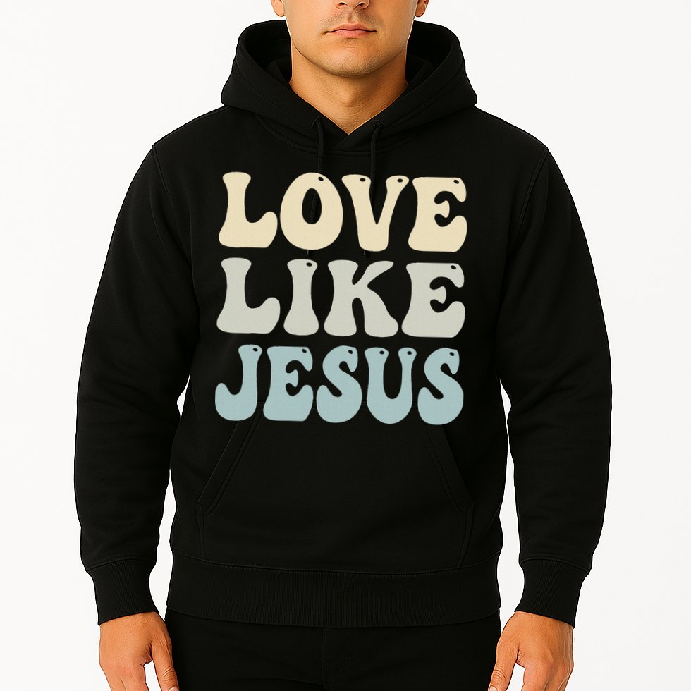 Love Like Jesus Trendy Hoodie