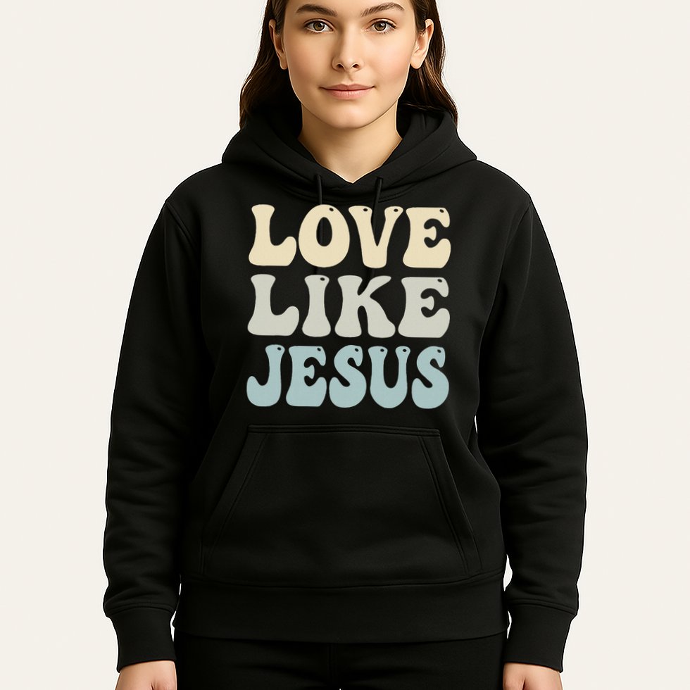Love Like Jesus Trendy Hoodie