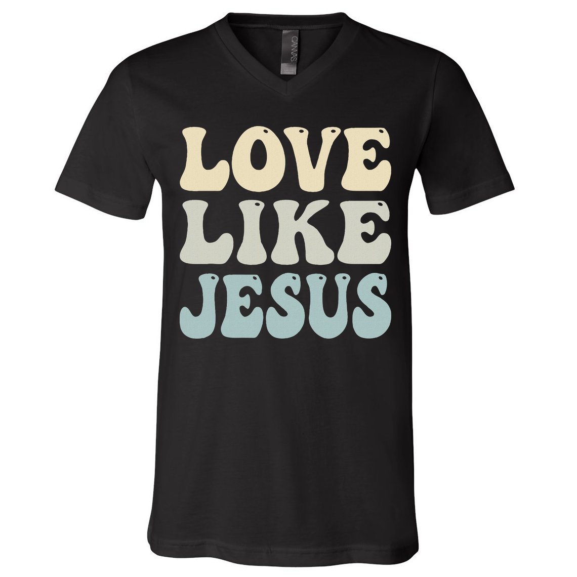 Love Like Jesus Trendy V-Neck T-Shirt