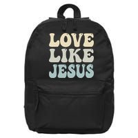 Love Like Jesus Trendy 16 in Basic Backpack