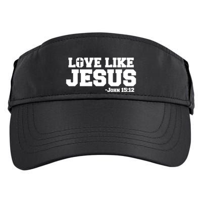 Love Like Jesus John 15 12 Bible Verse Love One Another Christian Catholic Adult Drive Performance Visor