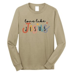 Love Like Jesus Lover Christian Bible Verse Religious Faith Long Sleeve Shirt