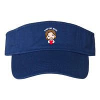 Love Like Jesus Valentines Day Christ Heart Christian Cute Gift Valucap Bio-Washed Visor