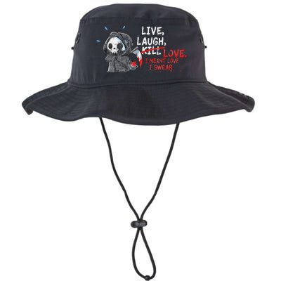 Live Laugh Kill Love I Meant Love I Swear Death Legacy Cool Fit Booney Bucket Hat