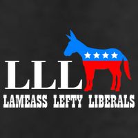 LLL - Lameass Lefty Liberals Anti Liberal 7 Panel Mesh Trucker Snapback Hat