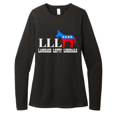 LLL - Lameass Lefty Liberals Anti Liberal Womens CVC Long Sleeve Shirt