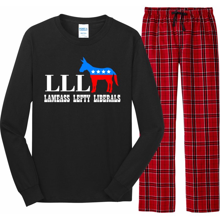 LLL - Lameass Lefty Liberals Anti Liberal Long Sleeve Pajama Set