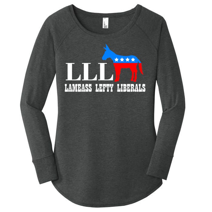 LLL - Lameass Lefty Liberals Anti Liberal Women's Perfect Tri Tunic Long Sleeve Shirt