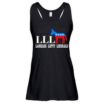 LLL - Lameass Lefty Liberals Anti Liberal Ladies Essential Flowy Tank