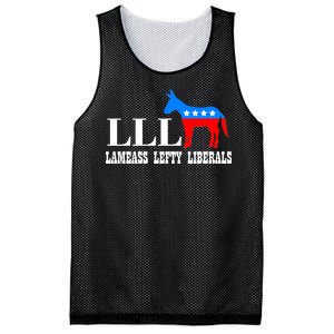 LLL - Lameass Lefty Liberals Anti Liberal Mesh Reversible Basketball Jersey Tank