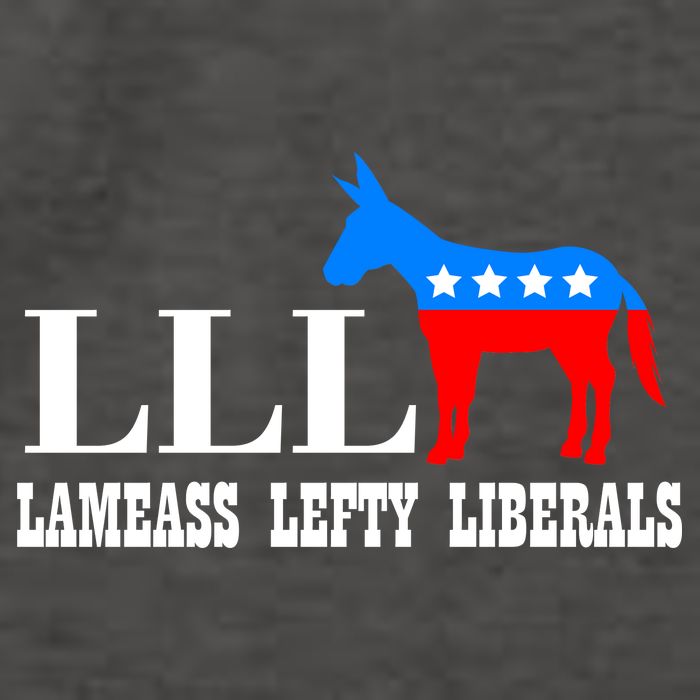 LLL - Lameass Lefty Liberals Anti Liberal Vector Backpack