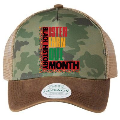 Listen Learn Love African American Teach Black History Month Legacy Tie Dye Trucker Hat