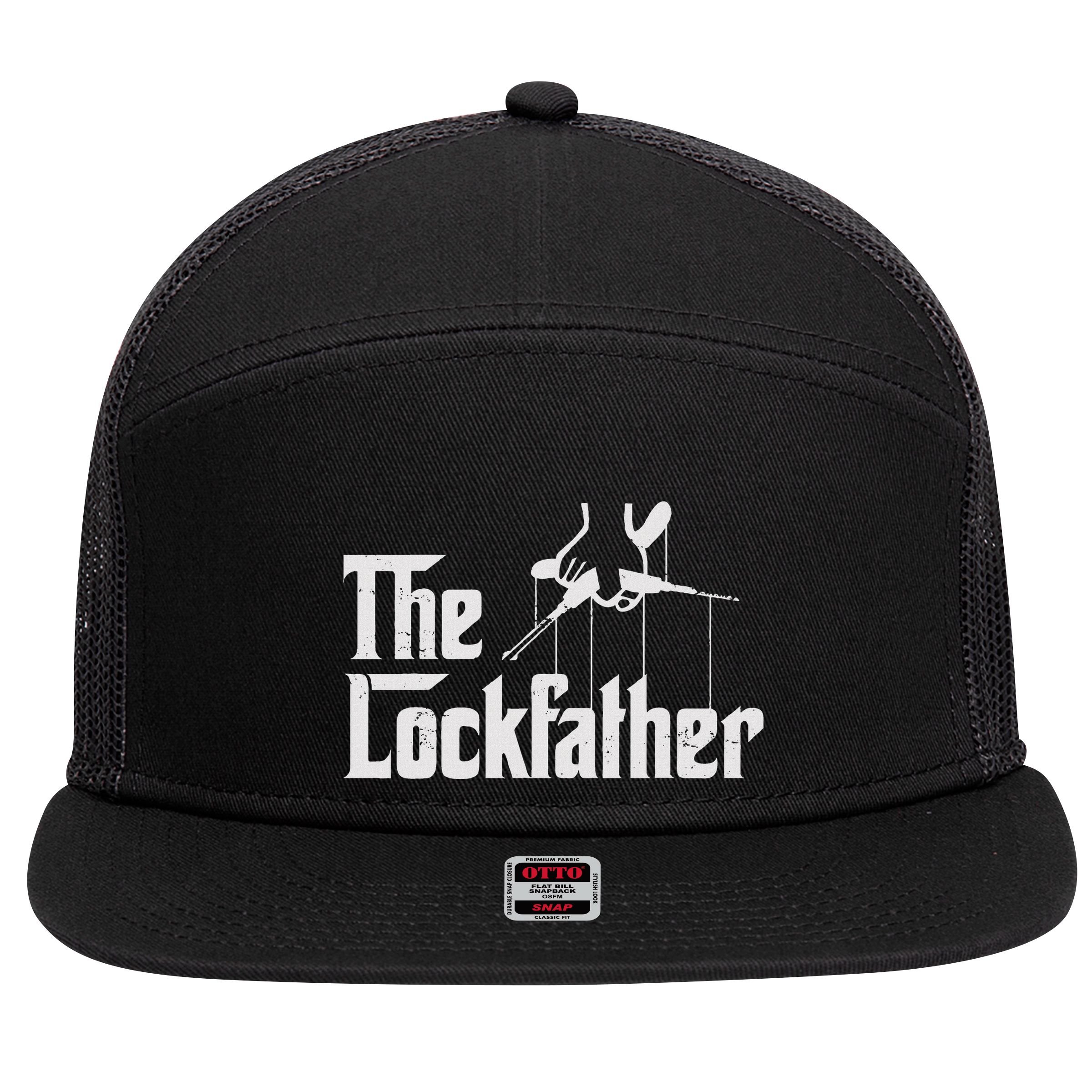 Locksmith Lockfather 7 Panel Mesh Trucker Snapback Hat