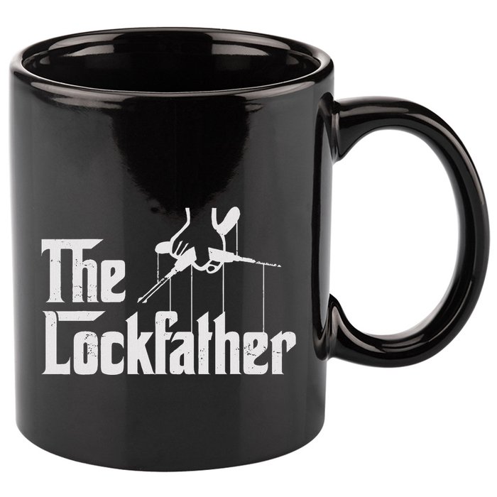 Locksmith Lockfather 11oz C Handle Ceramic Mug