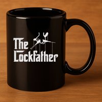 Locksmith Lockfather 11oz C Handle Ceramic Mug