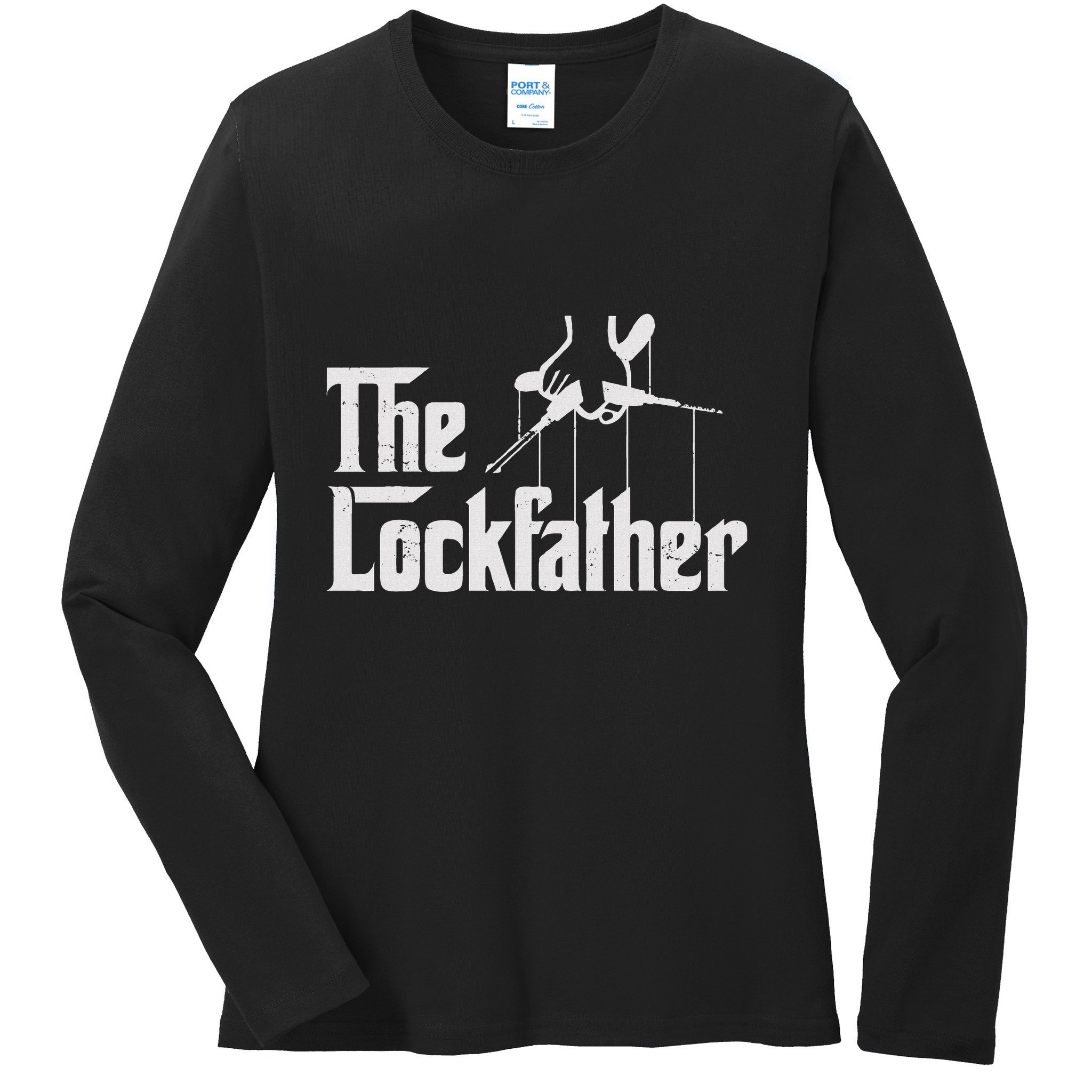 Locksmith Lockfather Ladies Long Sleeve Shirt