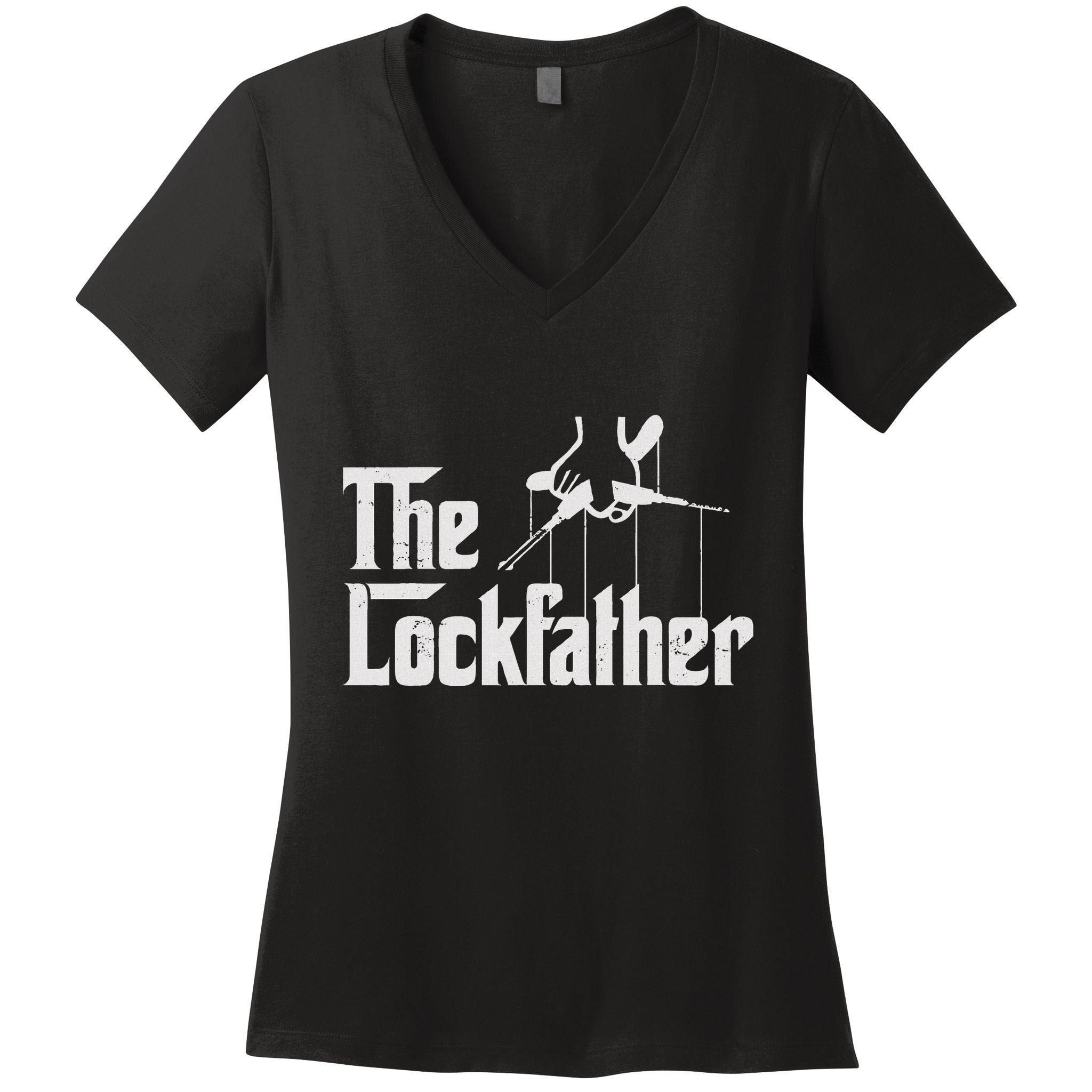 Locksmith Lockfather Women's V-Neck T-Shirt