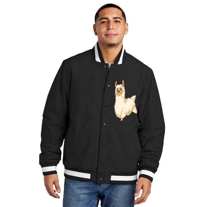 Llama Insulated Varsity Jacket