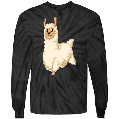 Llama Tie-Dye Long Sleeve Shirt