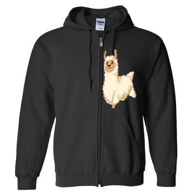 Llama Full Zip Hoodie