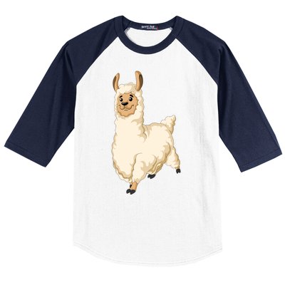 Llama Baseball Sleeve Shirt