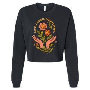 Live Laugh Lobotomy Cropped Pullover Crew