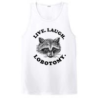 Live Laugh Lobotomy Raccoon Meme PosiCharge Competitor Tank