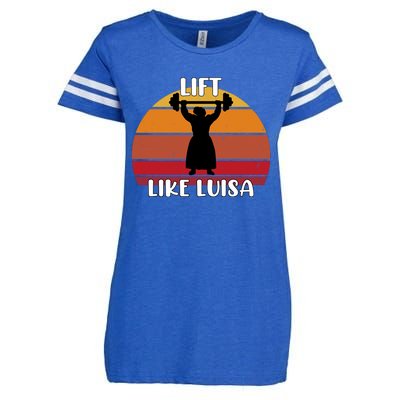 Lift Like Luisa Enza Ladies Jersey Football T-Shirt