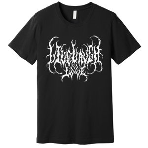 Live Life Laugh Love Death Metal Style Premium T-Shirt