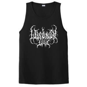 Live Life Laugh Love Death Metal Style PosiCharge Competitor Tank