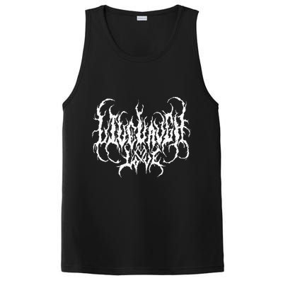 Live Life Laugh Love Death Metal Style PosiCharge Competitor Tank