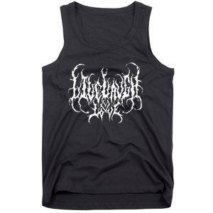 Live Life Laugh Love Death Metal Style Tank Top