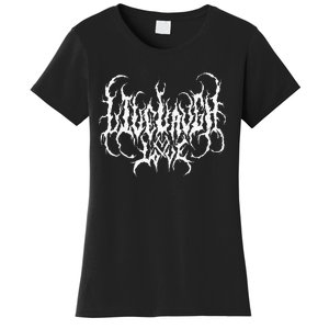 Live Life Laugh Love Death Metal Style Women's T-Shirt