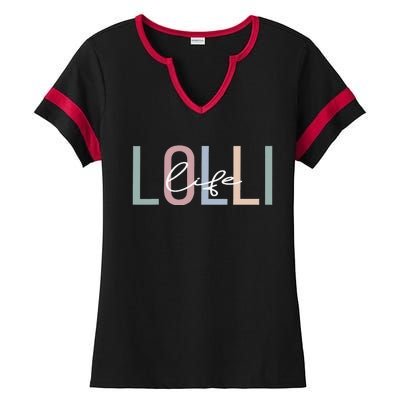 Lolli Life Lolli Grandma Boho Lolli Grandmother Ladies Halftime Notch Neck Tee