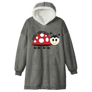 Lucky Ladybug Hooded Wearable Blanket