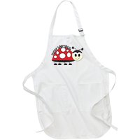 Lucky Ladybug Full-Length Apron With Pockets