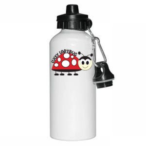 Lucky Ladybug Aluminum Water Bottle