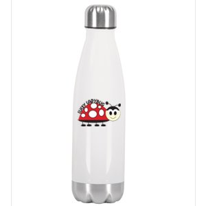 Lucky Ladybug Stainless Steel Insulated Water Bottle