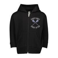 Lax Lacrosse Long Sleeve Toddler Zip Fleece Hoodie