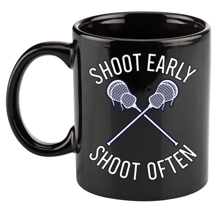 Lax Lacrosse Long Sleeve 11oz C Handle Ceramic Mug