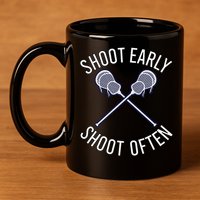 Lax Lacrosse Long Sleeve 11oz C Handle Ceramic Mug
