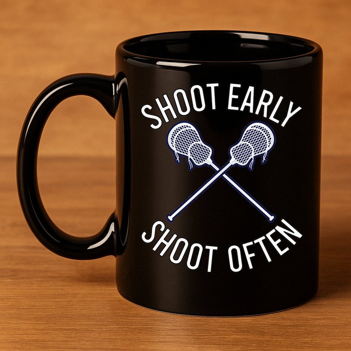 Lax Lacrosse Long Sleeve 11oz C Handle Ceramic Mug