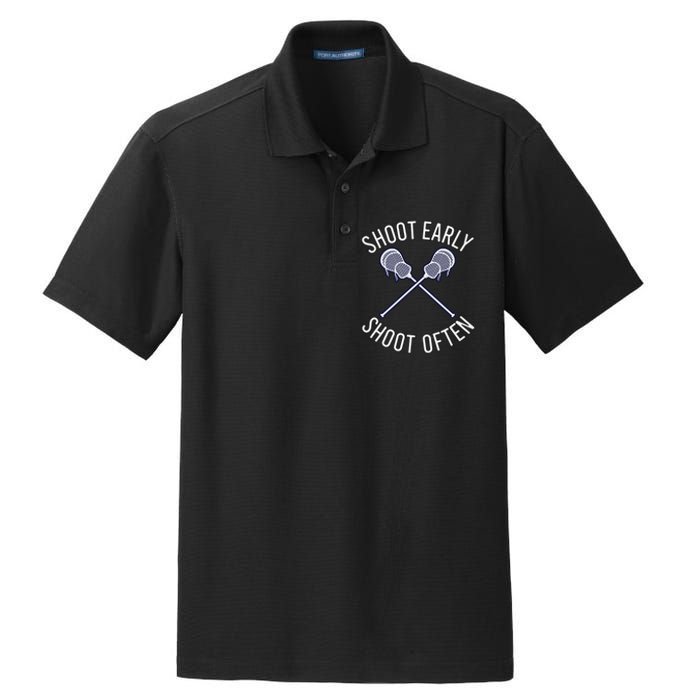 Lax Lacrosse Long Sleeve Dry Zone Grid Polo