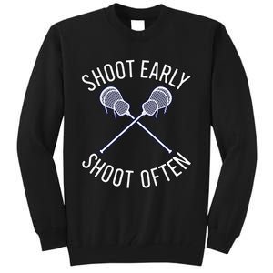 Lax Lacrosse Long Sleeve Tall Sweatshirt