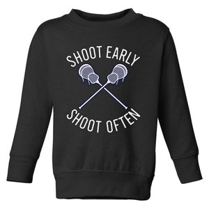 Lax Lacrosse Long Sleeve Toddler Sweatshirt