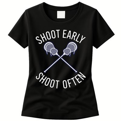 Lax Lacrosse Long Sleeve Womens T-Shirt
