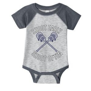 Lax Lacrosse Long Sleeve Infant Baby Jersey Bodysuit