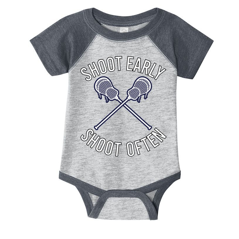 Lax Lacrosse Long Sleeve Infant Baby Jersey Bodysuit
