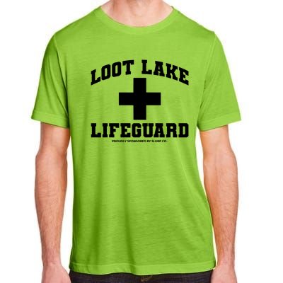 Look Lake Lifeguard Proudly Sponsored By Slurp Co Adult ChromaSoft Performance T-Shirt