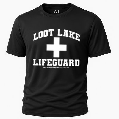 Look Lake Lifeguard Proudly Sponsored By Slurp Co Performance Shirt